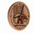 Kent State University Solid Wood Engraved Clock Image 1