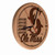 University of Mississippi Solid Wood Engraved Clock Image 1