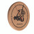 Northern Michigan University Solid Wood Engraved Clock