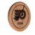 Philadelphia Flyers Solid Wood Engraved Clock Image 1
