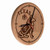 Texas A&M Solid Wood Engraved Clock Image 1