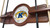 Kent State University Cue Rack w/ Officially Licensed Team Logo (English Tudor) Image