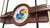 University of Kansas Cue Rack w/ Officially Licensed Team Logo (English Tudor) Image