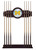 University of Michigan Cue Rack w/ Officially Licensed Team Logo (English Tudor) Image 1