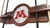 University of Minnesota Cue Rack w/ Officially Licensed Team Logo (English Tudor) Image