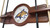 Montana State University Cue Rack w/ Officially Licensed Team Logo (English Tudor) Image