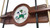 Notre Dame (Leprechaun) Cue Rack w/ Officially Licensed Team Logo (English Tudor) Image