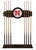 University of Nebraska Cue Rack w/ Officially Licensed Team Logo (English Tudor) Image 1