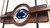 Penn State University Cue Rack w/ Officially Licensed Team Logo (English Tudor) Image