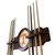 University of Tennessee Cue Rack w/ Officially Licensed Team Logo (English Tudor) Image