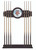 University of Wisconsin "Badger" Cue Rack w/ Officially Licensed Team Logo (English Tudor) Image 1