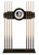 Florida State University "'Head" Cue Rack w/ Officially Licensed Logo (Black) Image 1