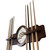 Purdue University Cue Rack w/ Officially Licensed Team Logo (Black) Image 2