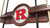 Rutgers Cue Rack w/ Officially Licensed Team Logo (Black) Image