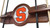 Syracuse University Cue Rack w/ Officially Licensed Team Logo (Black) Image