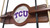 TCU Cue Rack w/ Officially Licensed Team Logo (Black) Image