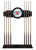 University of Utah Cue Rack w/ Officially Licensed Team Logo (Black) Image 1