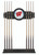 University of Wisconsin "W" Cue Rack w/ Officially Licensed Team Logo (Black) Image 1