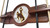 University of Wyoming Cue Rack w/ Officially Licensed Team Logo (Black) Image