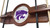 Kansas State University Cue Rack w/ Officially Licensed Team Logo (Navajo) Image