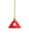 Alabama Billiard Light w/ Crimson Tide 'Script A' Logo - Pendant (Brass) Image 1