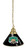 Ohio Billiard Light w/ Bobcats Logo - Pendant (Brass) Image 1