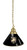 Military Academy Billiard Light w/ Military Logo - Pendant (Brass) Image 1