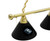 Utah Mammoth Billiard Light - 3 Shade (Brass) Utah Mammoth Billiard Light - 3 Shade (Brass)