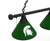 Michigan State Billiard Light w/ Spartans Logo - 3 Shade (Brass) Image
