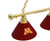 Minnesota Billiard Light w/ Golden Gophers Logo - 3 Shade (Brass)