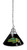 North Dakota State Billiard Light w/ Bison 'Black' Logo - Pendant (Chrome) Image 1