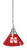 Nebraska Billiard Light w/ Cornhuskers Logo - Pendant (Chrome) Image 1