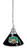 Ohio Billiard Light w/ Bobcats Logo - Pendant (Chrome) Image 1