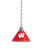 Wisconsin Billiard Light w/ Badgers 'W' Logo - Pendant (Chrome) Image 1