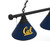 California Billiard Light w/ Golden Bears Logo - 3 Shade (Chrome) Image