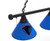 DePaul Billiard Light w/ Blue Demons Logo - 3 Shade (Chrome) Image