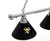 Pittsburgh Billiard Light w/ Penguins Logo - 3 Shade (Chrome) Image 2