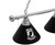 POW-MIA Billiard Light w/ Military Logo - 3 Shade (Chrome)