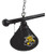 Wichita State Billiard Light w/ Shockers Logo - 3 Shade (Chrome) Image