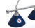 Winnipeg Billiard Light w/ Jets Logo - 3 Shade (Chrome) Image 2