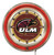 19" University of Louisiana-Monroe Clock w/ Double Neon Ring Image 1