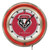 19" University of New Mexico Clock w/ Double Neon Ring Image 1