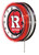 19" Rutgers University Clock w/ Double Neon Ring Image