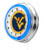 19" West Virginia University Clock w/ Double Neon Ring Image