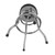 Las Vegas Raiders Swivel Chrome Bar Stool