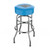 Carolina Panthers Swivel Chrome Bar Stool