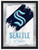 Seattle Kraken Logo Wall Mirror