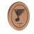 St Louis Blues Laser Engraved Solid Wood Sign