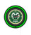 Colorado State University 15" Double Neon Clock w/ Black Case