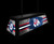 Fresno State Bulldogs Long Box Billiard Light
